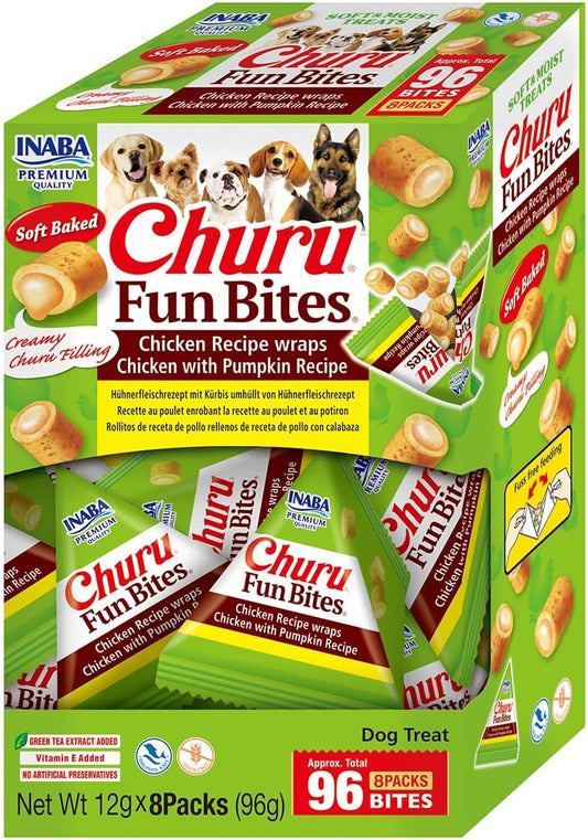 🍭🐶 Churu Fun Bites - Pollo, Calabaza y Atún