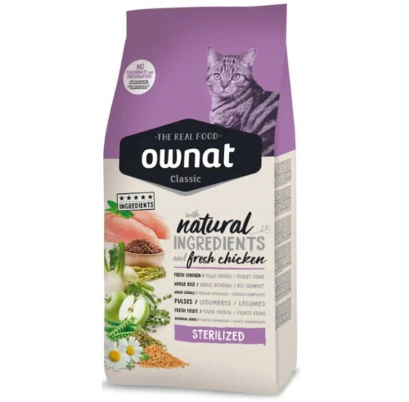 Ownat Classic Gato Esterilizado 4 kg