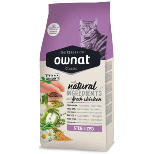 Ownat Classic Gato Esterilizado 4 kg