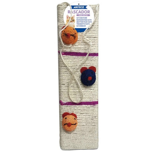 🐈‍⬛💅 Rascador de Pared Funny Mouse con colgador