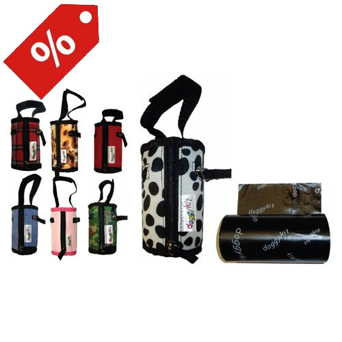 💩 Portabolsas para correa flexi - Leopardo