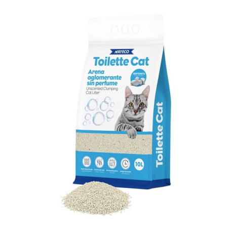 🐈 Arena Cat Toilette Ultra Aglomerante - Sin Perfume - 8,5 kg
