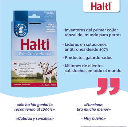 Arnés Halti Front Control M