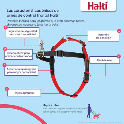 Arnés Halti Front Control M