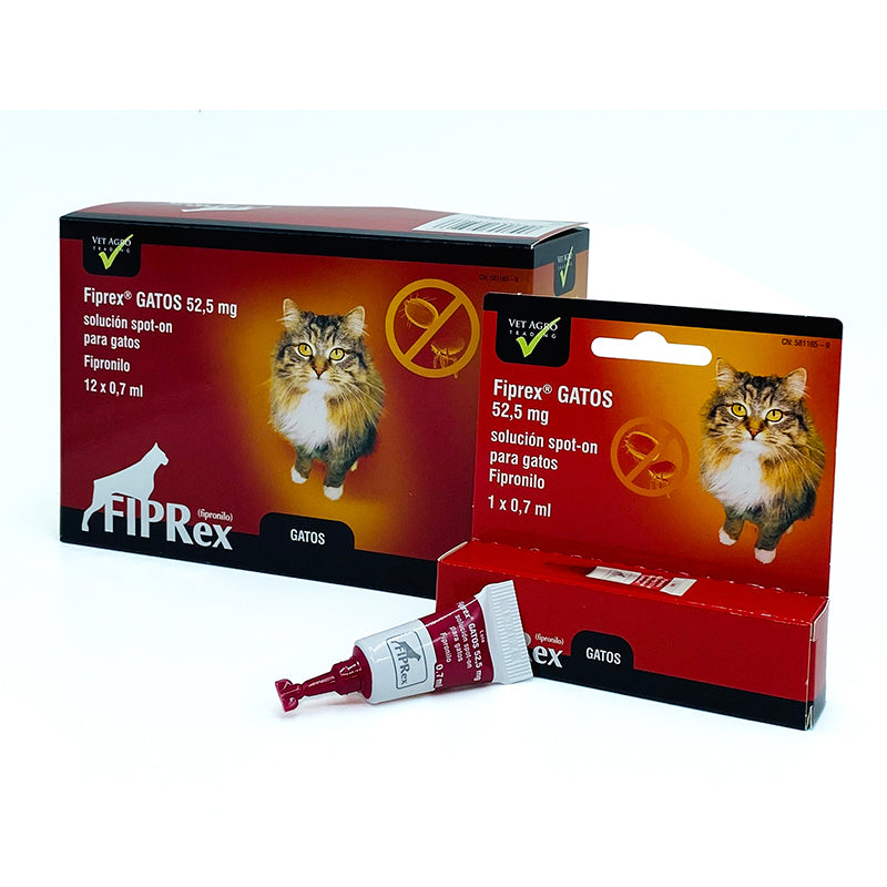 Fiprex Gato - Antiparasitario Externo Mensual